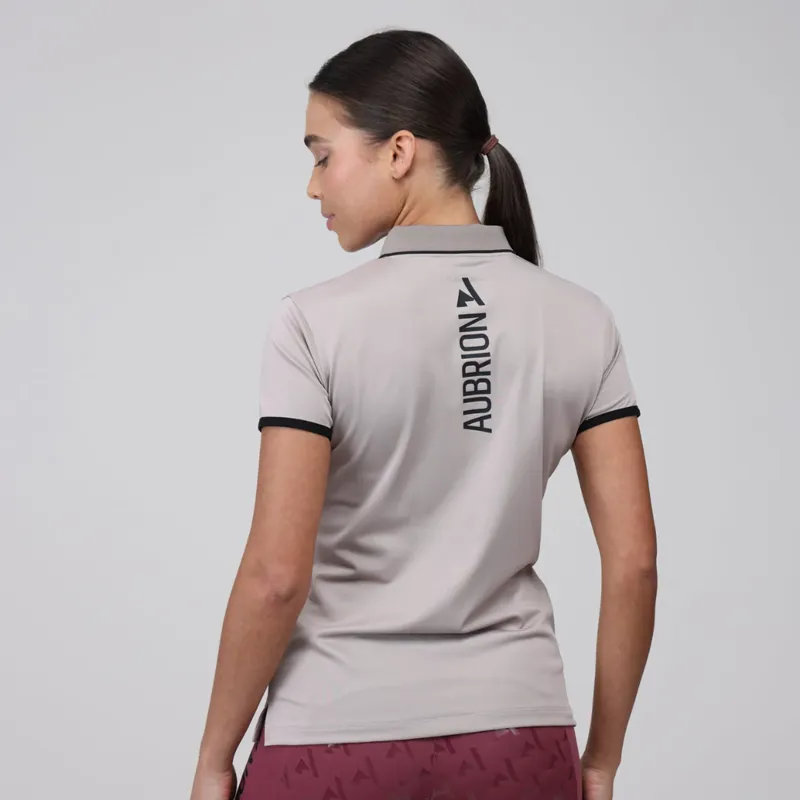 Aubrion React Tech Polo in Sand-2